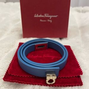 Leather Wrap Ferragamo Bracelet